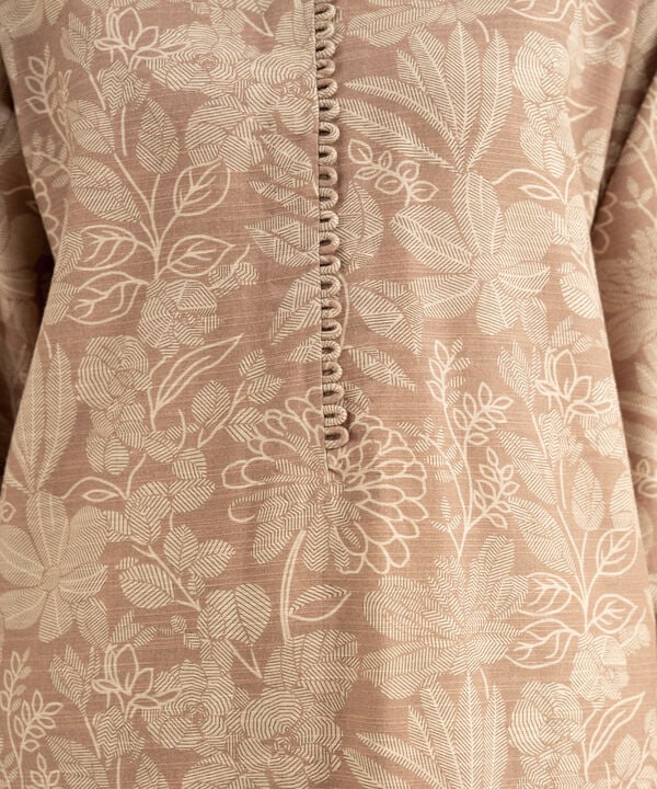 3 Piece - Printed Khaddar Suit