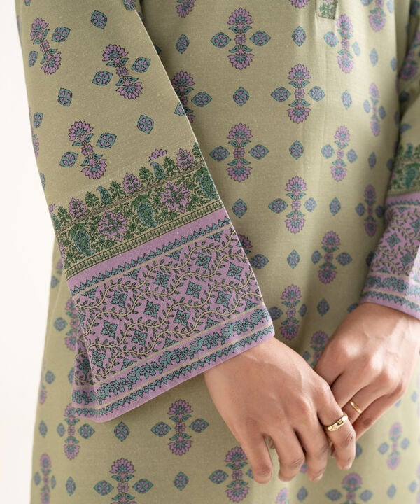 3 Piece - Printed Viscose Khaddar Suit