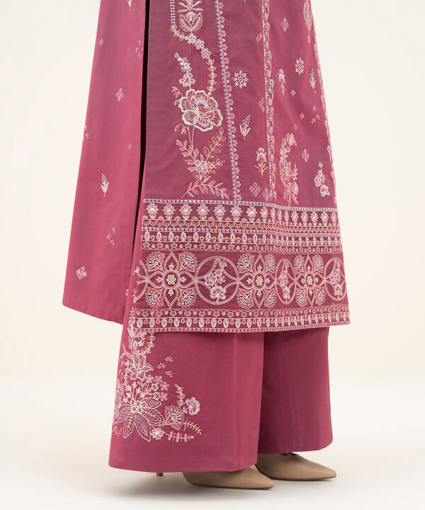3 Piece - Embroidered Zari Khaddar Suit