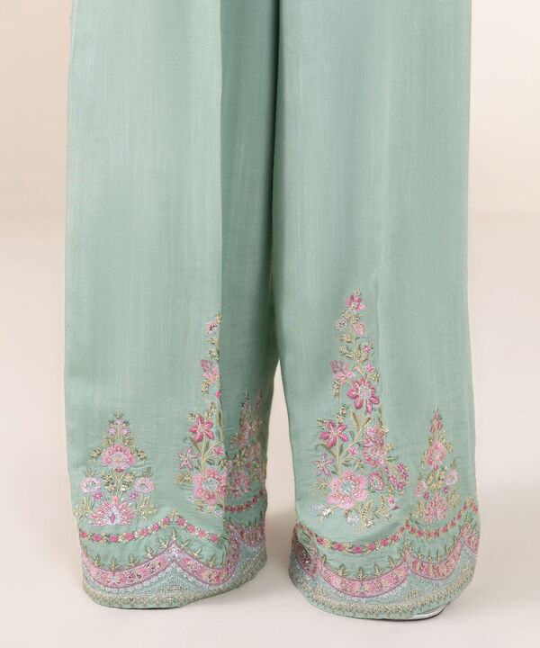 3 Piece - Embroidered Jacquard Suit (Stitched)