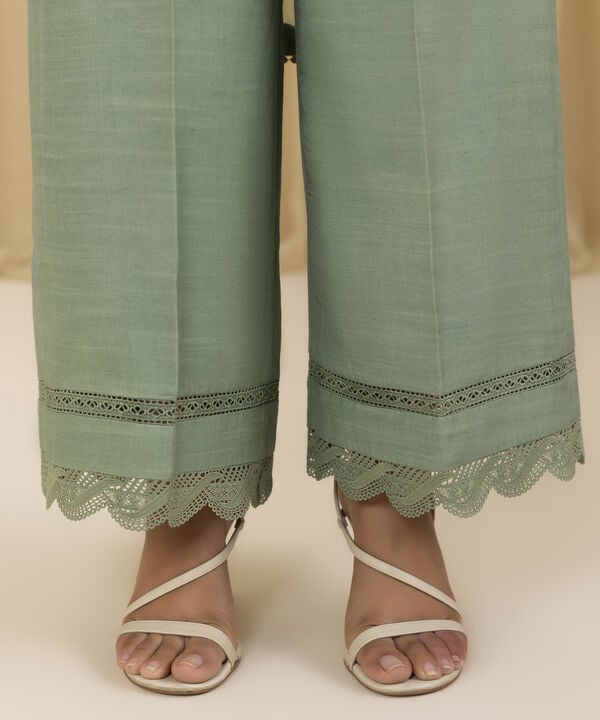 3 Piece - Embroidered Chiffon Suit (Unstitched)