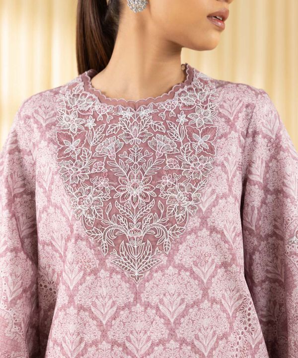 3 Piece - Embroidered Lawn Suit (Unstitched)