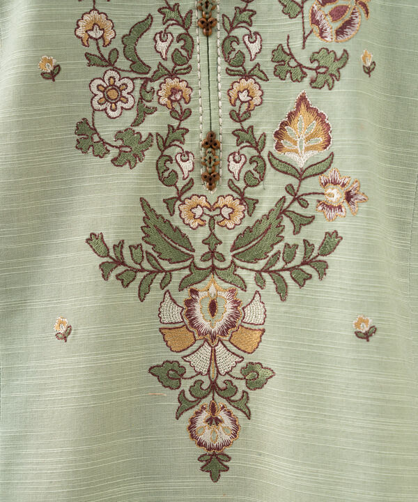 3 Piece - Embroidered Khaddar Suit