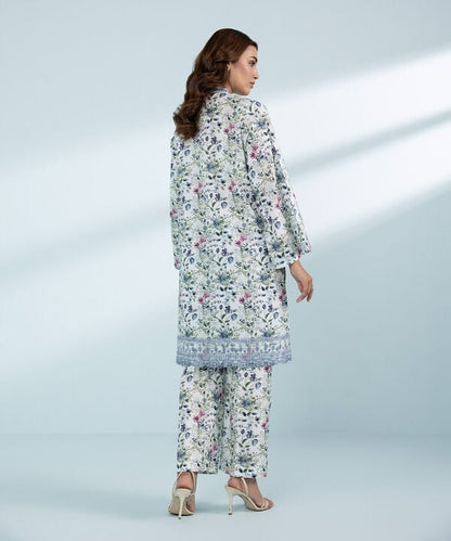 2 Piece - Embroidered Lawn Suit (Stitched)