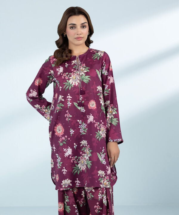 2 Piece - Printed Lawn Suit (Stitched)