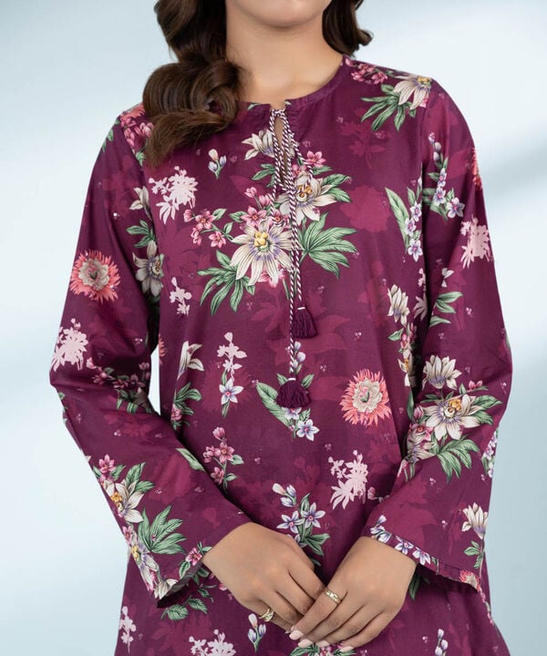 2 Piece - Printed Lawn Suit (Stitched)