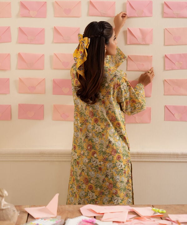 2 Piece - Embroidered Lawn Suit (Stitched)