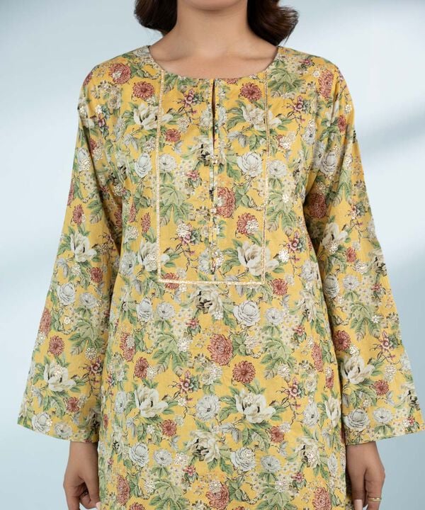 2 Piece - Embroidered Lawn Suit (Stitched)