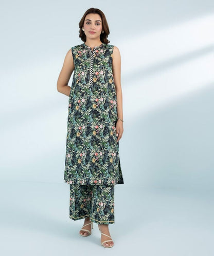 2 Piece - Printed Lawn Suit (Stitched)