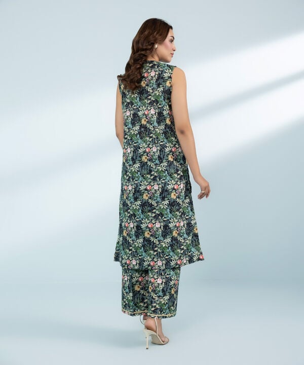 2 Piece - Printed Lawn Suit (Stitched)