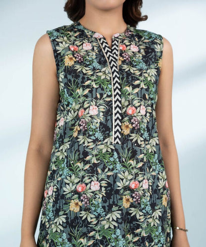 2 Piece - Printed Lawn Suit (Stitched)