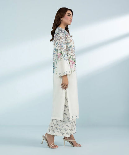 2 Piece - Embroidered Lawn Suit (Stitched)