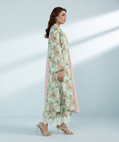 3 Piece - Printed Lawn Suit (Stitched)