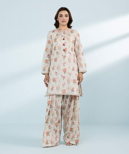 2 Piece - Embroidered Lawn Suit (Stitched)