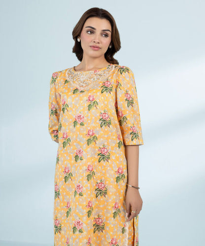 2 Piece - Embroidered Lawn Suit (Stitched)