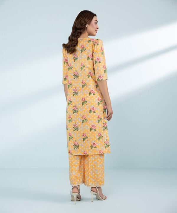 2 Piece - Embroidered Lawn Suit (Stitched)