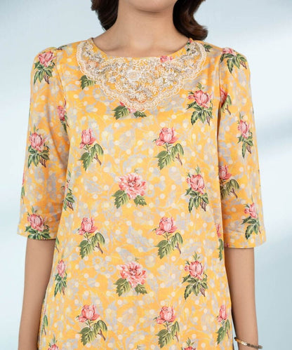 2 Piece - Embroidered Lawn Suit (Stitched)