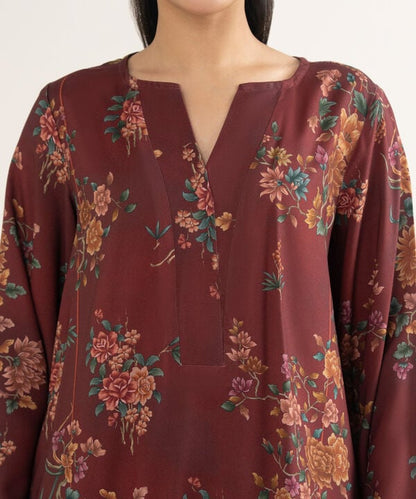 2 Piece - Printed Linen Suit