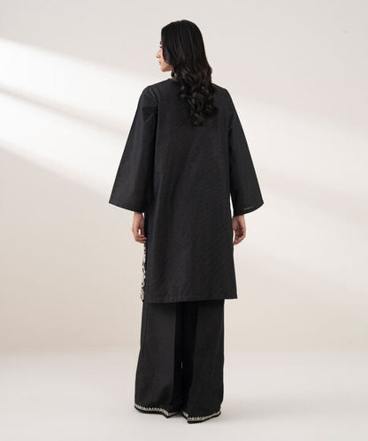 2 Piece - Embroidered Zari Khaddar Suit