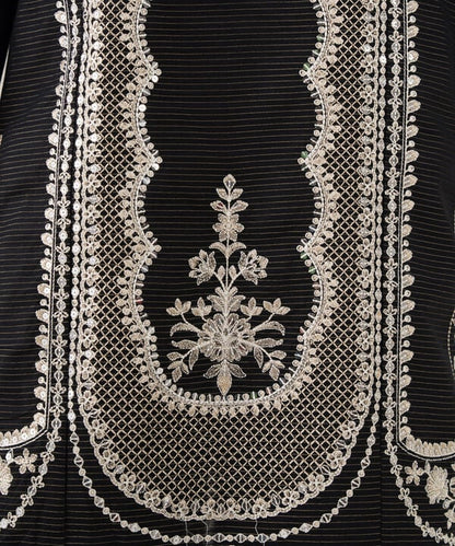 2 Piece - Embroidered Zari Khaddar Suit