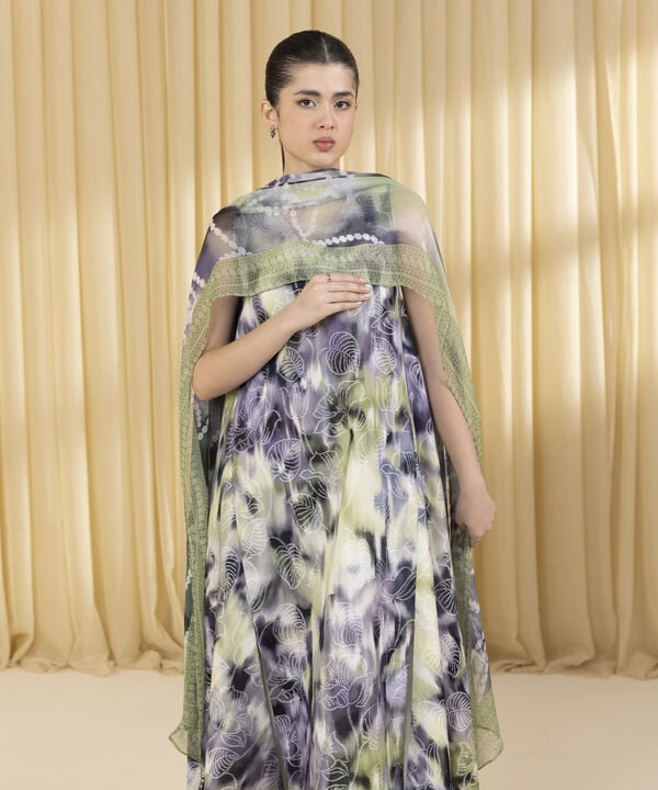 3 Piece - Jacquard Suit (Unstitched)