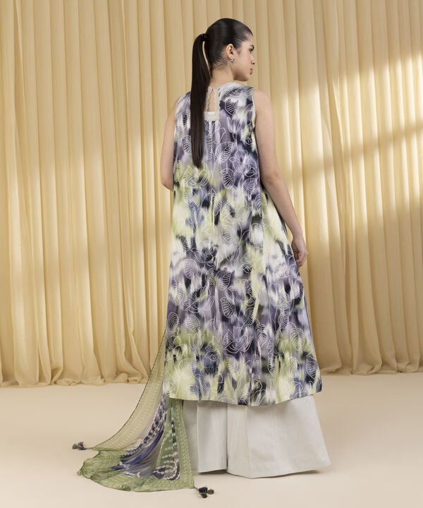 3 Piece - Jacquard Suit (Unstitched)