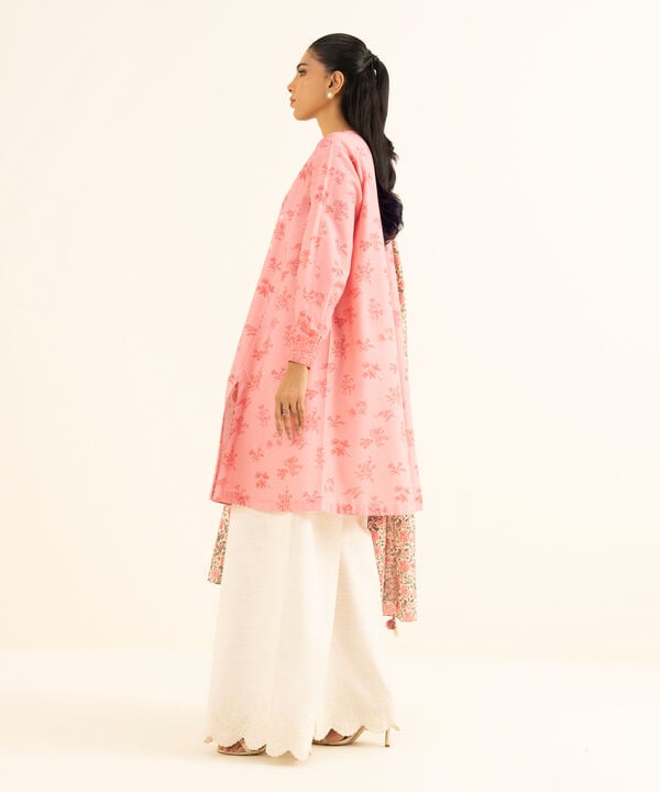 2 Piece - Embroidered Khaddar Suit