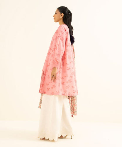 2 Piece - Embroidered Khaddar Suit