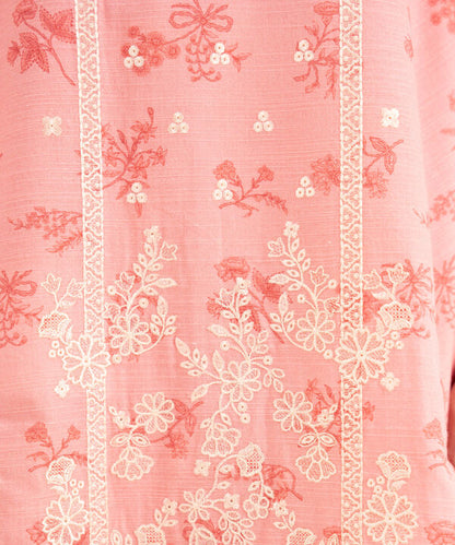 2 Piece - Embroidered Khaddar Suit