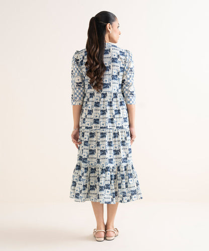 Printed Cambric Dress
