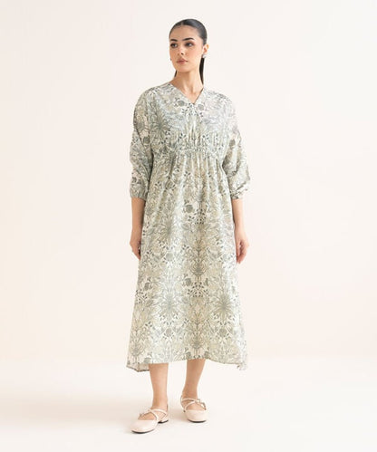 Printed Cambric Dress