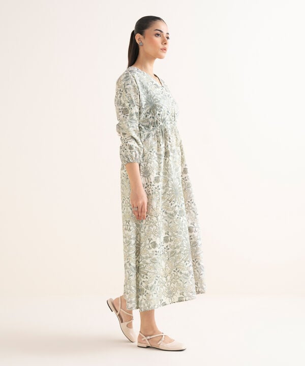 Printed Cambric Dress