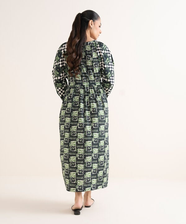 Printed Cambric Dress