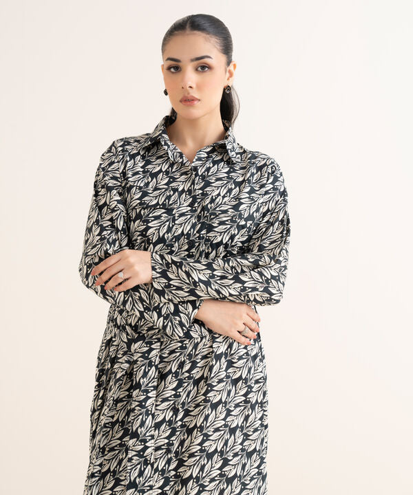 Printed Cambric Dress
