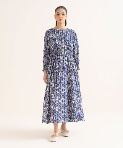 Printed Cambric Dress
