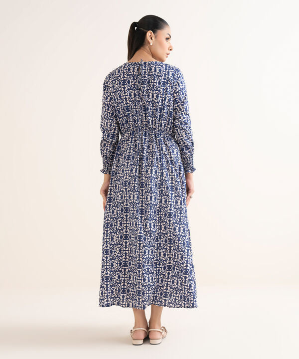 Printed Cambric Dress