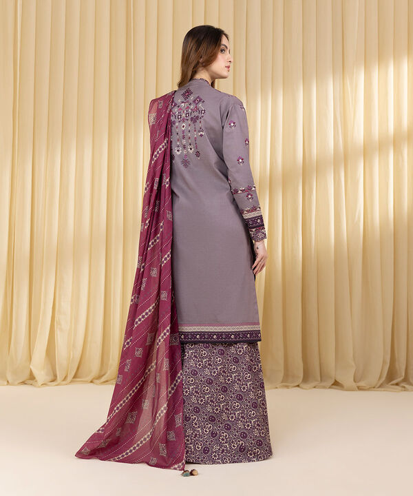 3 Piece - Embroidered Lawn Suit (Unstitched)