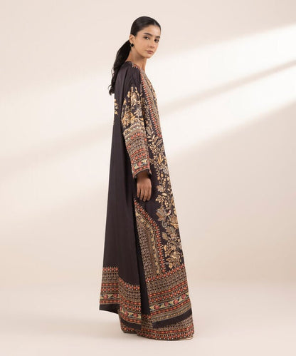 2 Piece - Embellished Silk Suit (Stitched)