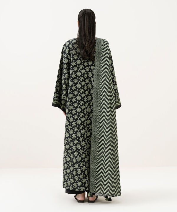 2 Piece - Printed Khaddar Suit