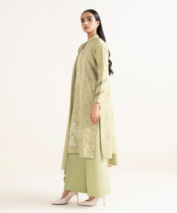 3 Piece - Embroidered Khaddar  Suit