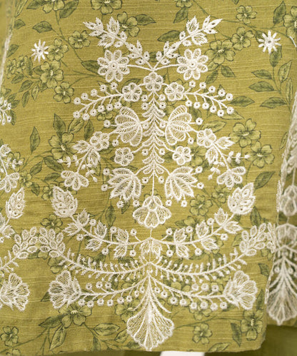 3 Piece - Embroidered Khaddar  Suit