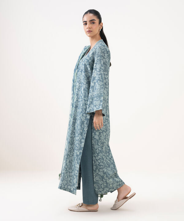 3 Piece - Printed Khaddar Suit