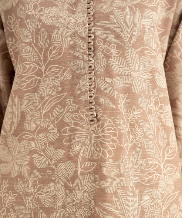 3 Piece - Printed Khaddar Suit