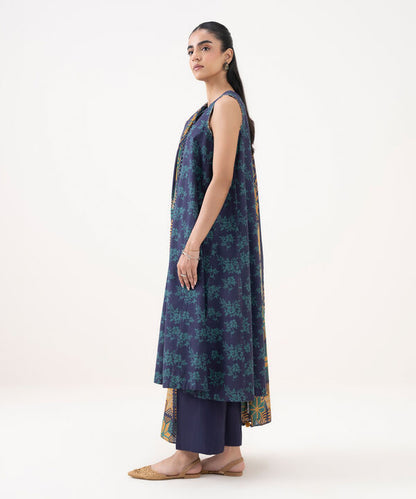 3 Piece - Printed Khaddar Suit