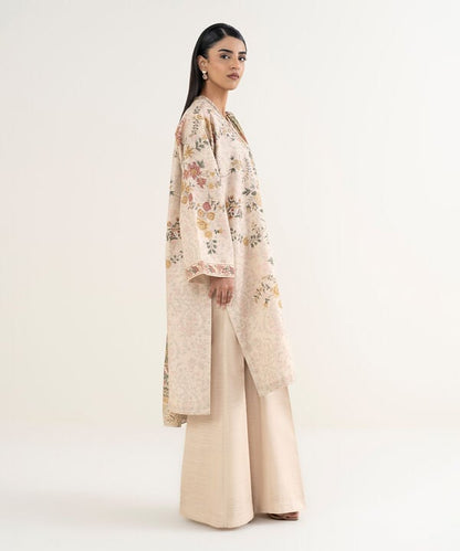 3 Piece - Printed Khaddar Suit