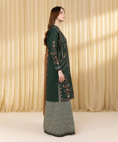 3 Piece - Embroidered Lawn Suit (Unstitched)