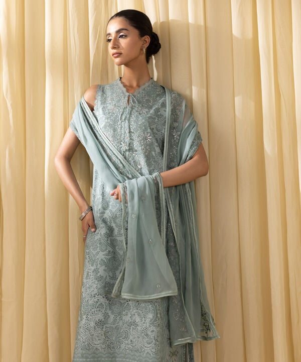 3 Piece - Embroidered Lawn Suit (Unstitched)