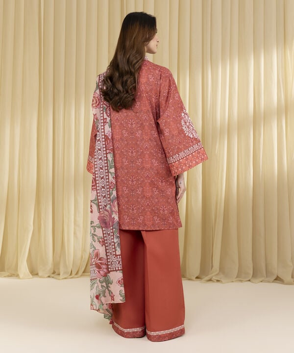 3 Piece - Embroidered Lawn Suit (Unstitched)