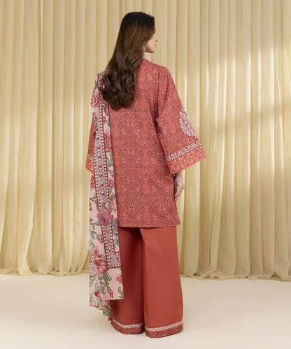 3 Piece - Embroidered Lawn Suit (Unstitched)