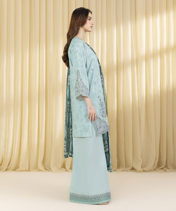 3 Piece - Embroidered Lawn Suit (Unstitched)